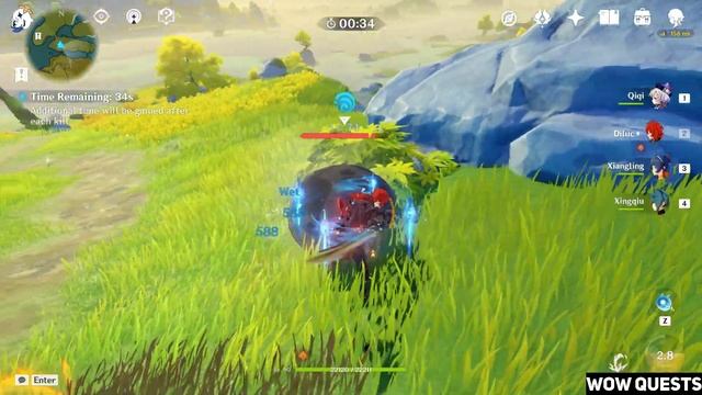 Co-Op Challenge Lost Riches Treasure Area 14 Genshin Impact (Mt. Aozang) смотреть онлайн