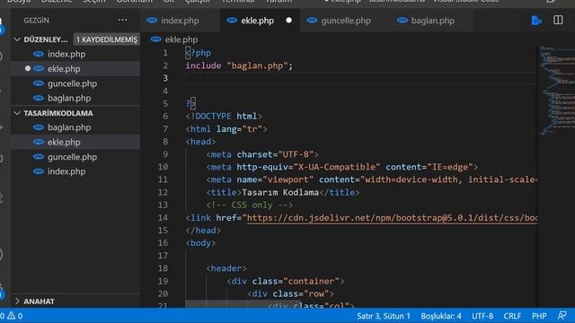 PHP Veritabanı İşlemleri (Select, Insert, Update, Delete) смотреть онлайн