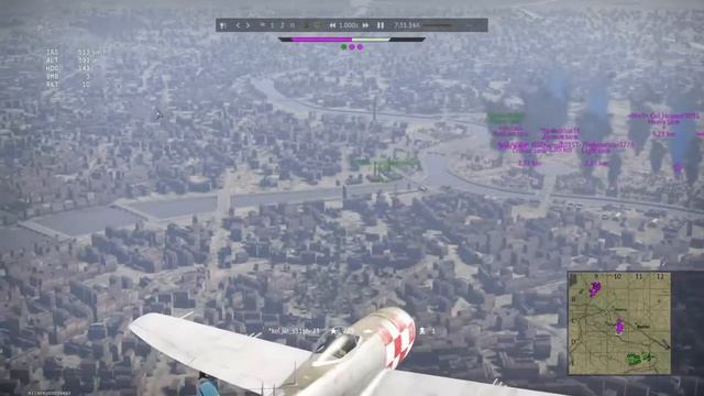 Bombing a plane | War Thunder смотреть онлайн
