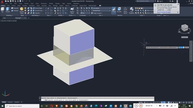 Command Slice & Thicken II AutoCad 3D II @Technical Knowledge & Stock Market смотреть онлайн