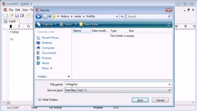 PHP Tutorial 5 Writing Your First PHP File Redstone смотреть онлайн