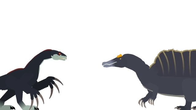 Therizinosaurus Vs. Spinosaurus (Sticknodes) смотреть онлайн