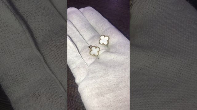 Продажа! Серьги с перламутром Van Cleef смотреть онлайн