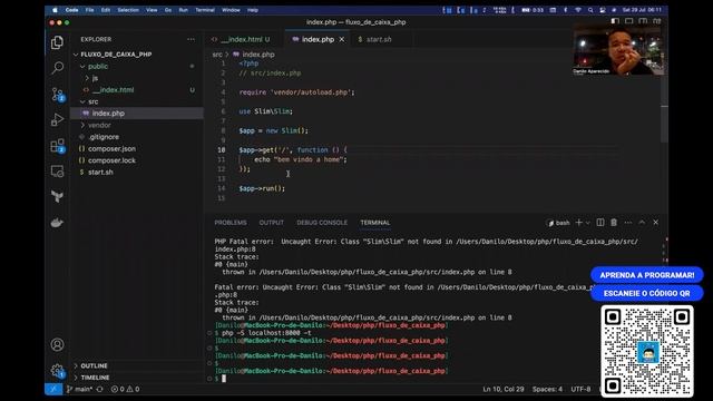 Crie um APP de Finanças com PHP, I.A e React - Problemas iniciais смотреть онлайн