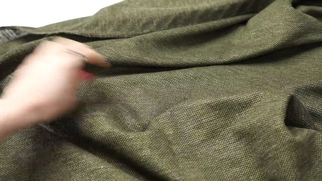 Трикотаж пике со льном зеленый болотный A22369 смотреть онлайн