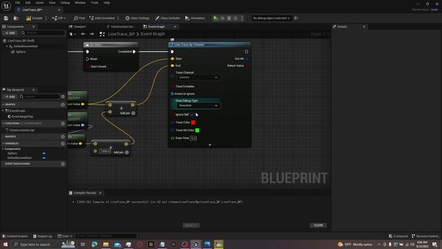 UE5 Line Trace By Channel & Break Hit Result Tutorial