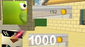 сегодня Я зарабатываю другу на новое оружие которое стоит 1900 монет в Chicken Gan