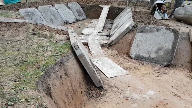 Пруд на даче.Часть 2.Что успели до поздней осени. смотреть онлайн