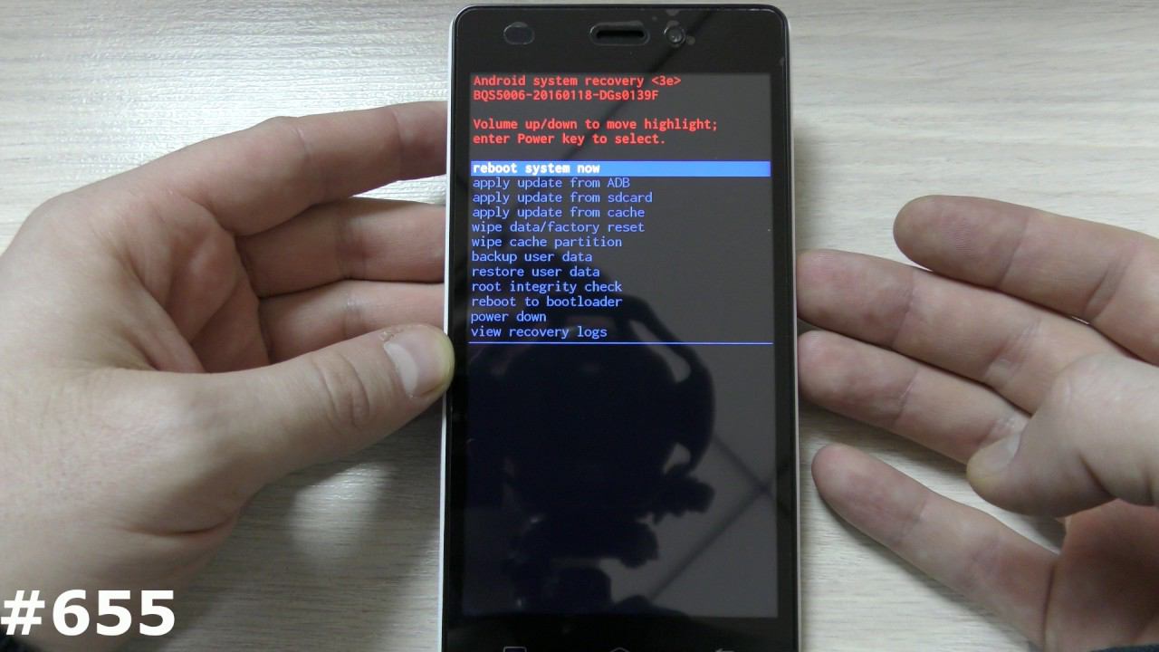 Сброс настроек BQ Los Angeles BQS-5006 (Hard Reset BQ BQS-5006 Los Angeles)
