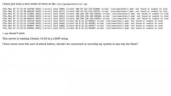 DevOps & SysAdmins: script not found or unable to stat: /var/www/html/r.php