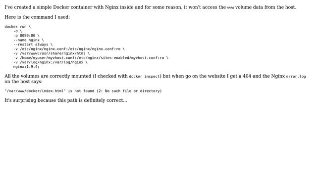 DevOps & SysAdmins: Docker volume not working with Nginx смотреть онлайн