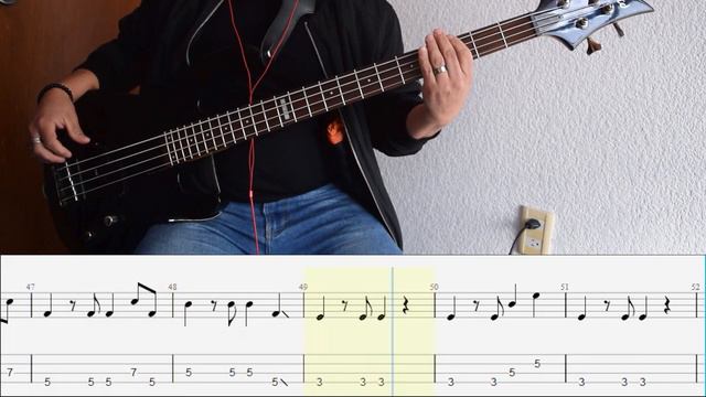 No te apartes de mi Vicentico Cover de BAJO con PARTITURA y TABLATURA BASS cover + TAB & SHEET смотреть онлайн
