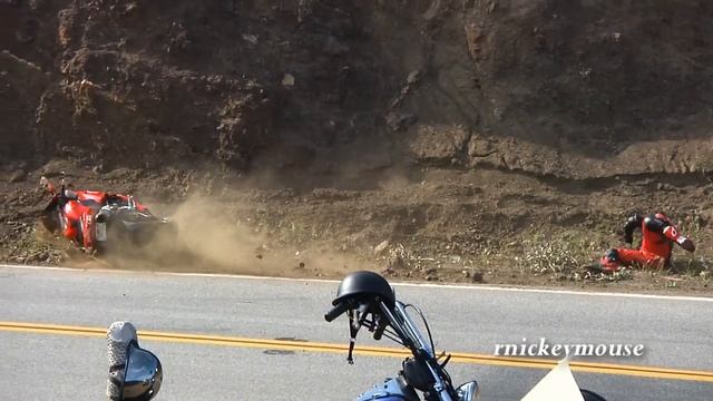 ZX10R Lowside Motorcycle Crash