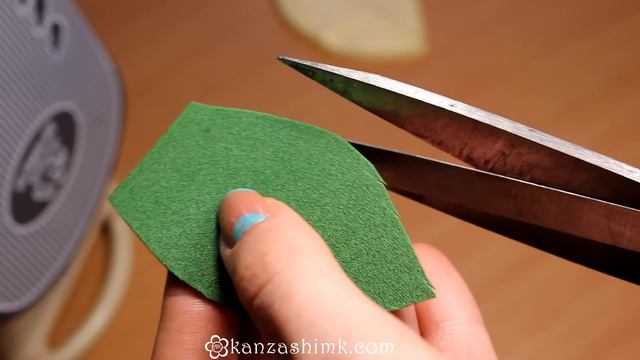 Зеленый листик из фоамирана / Мастер класс / Foam tutorial смотреть онлайн