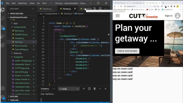 ?Programa una Web de Reserva Hotelera ? con ReactJS⚛️ - FUNDAMENTOS DE REACTJS смотреть онлайн