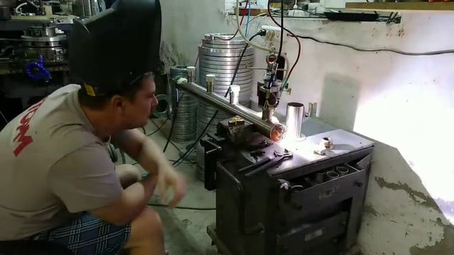 Сварочный вращатель типа карусель . Теперь с поддувом . смотреть онлайн