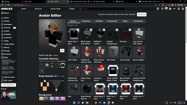 How To Make A Cool Tuxedo Bacon Avatar In Roblox For FREE! смотреть онлайн