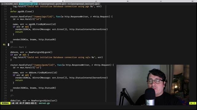 Golang Microservices: PostgreSQL: gorm and sqlboiler смотреть онлайн