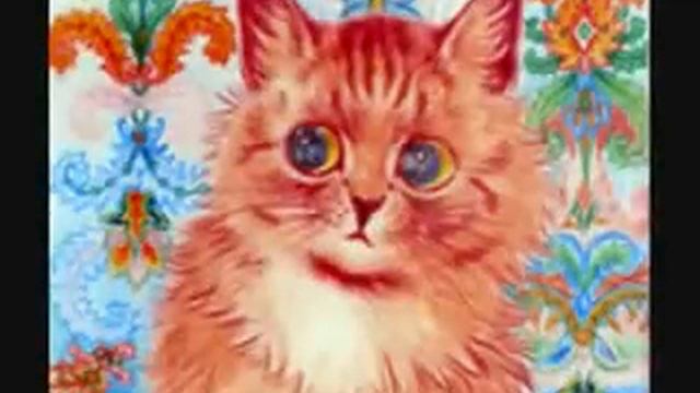 Луис Уэйн. Рисунки котов до и во время шизофрении. смотреть онлайн