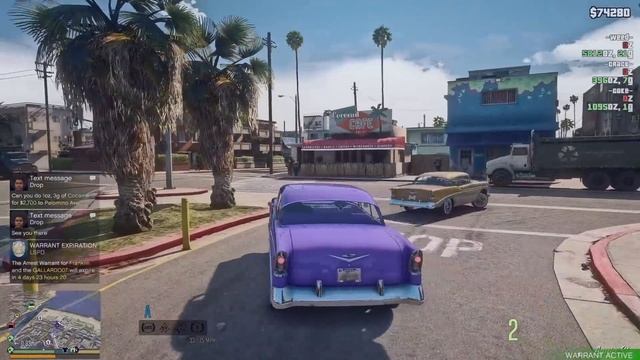 GTA 5 Broke to Billionaire: Custom Purple Chevy Bel Air on 26s! (GTA 5 Mods) 64 смотреть онлайн