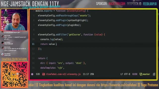 ? Nge-JAMStack dengan Eleventy Bag 2 - Edisi Kerja & Belajar Bersama смотреть онлайн