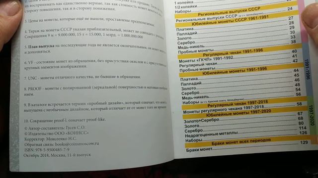 Каталог монет СССР И РОССИИ 1918-2020 годов. смотреть онлайн