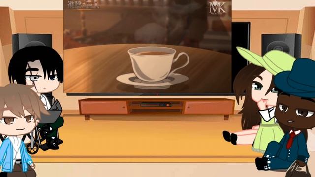 Gabi , Falco Onyankopon and Levi react to his calming Fanfic ending AOT gacha club original смотреть онлайн
