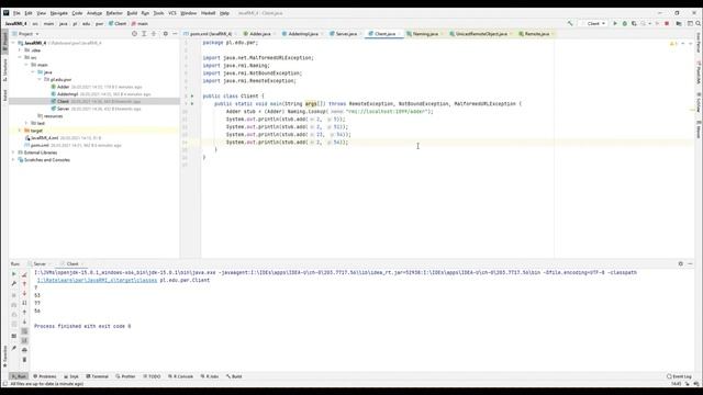 Task 3: Java RMI смотреть онлайн