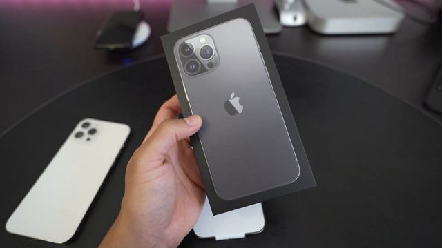 iPhone 13 Pro Max Graphite Unboxing смотреть онлайн