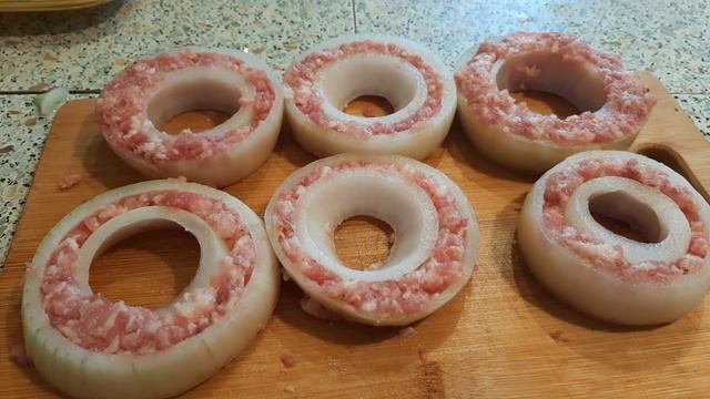Луковые кольца в беконе.BACON ONION RINGS. смотреть онлайн