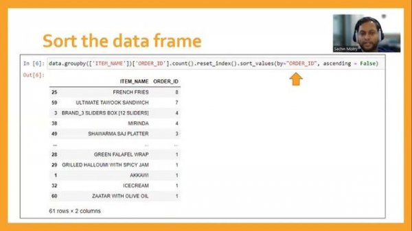 Data Analysis using Python - Pandas | Cloud Kitchen | Jupyter | Pandas groupby, loc, merge function