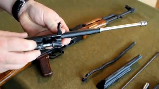 Порядок неполной разборки и сборки АКМ