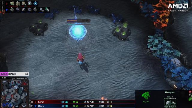 herO vs Clem: INSANE COMEBACK! | DreamHack Valencia Ro8 (Bo5 PvT) - StarCraft 2 смотреть онлайн