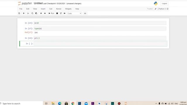 How to declare integer, float and string variables in Python using Jupyter NoteBook смотреть онлайн