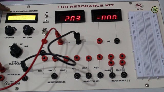 LCR Resonance Series & Parallel experiment смотреть онлайн