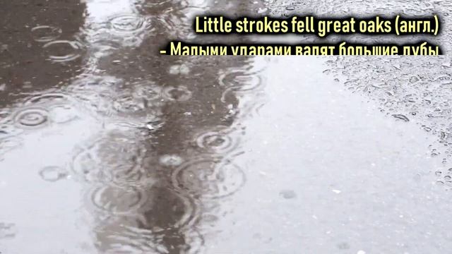 Мудрость мысли. Что означает выражение ВОДА КАМЕНЬ ТОЧИТ смотреть онлайн