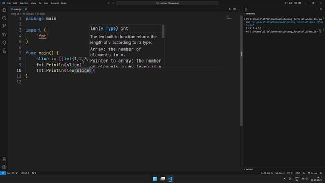 Golang : Slices| golang tutorial | Lecture 26 смотреть онлайн