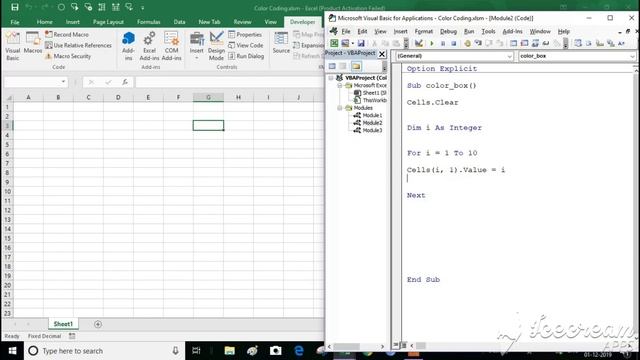 Color Coding in Excel VBA смотреть онлайн