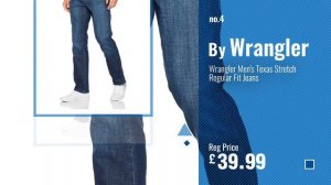 Top 10 Wrangler Jeans Men [2018]: Wrangler Men's Regular Fit STR Stonewash Jeans