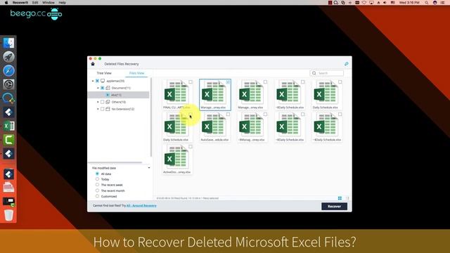 How to Recover Deleted Excel Files from Emptied Trash on Mac? смотреть онлайн