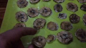 Сушка бананов в дегидраторе