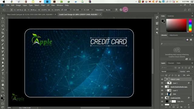 How to Design a Credit Card Photoshop Tutorial смотреть онлайн