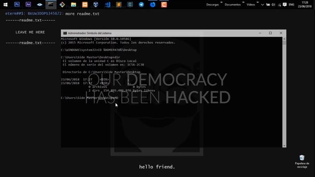 Árbol de directorios, uso del comando TREE - CMD смотреть онлайн