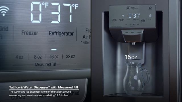 LG InstaView™ Refrigerator with Craft Ice™ - Tall Ice and Water Dispenser смотреть онлайн