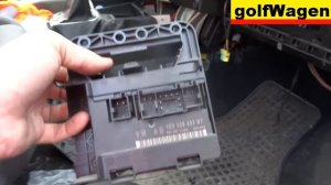 VW Golf 5 how to change comfort control module CCM 1K0 959 433