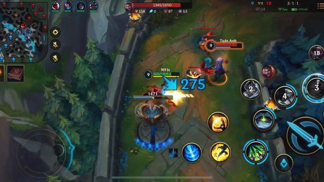AKALI vs JAYCE BARON LANE HARD GAMEPLAY - WILD RIFT смотреть онлайн