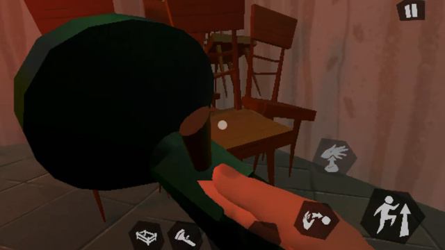 показал как пройти 1акт (1 часть Hello Neighbor игра хоррор от Супер про лега