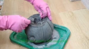 Тыква из Цемента своими руками