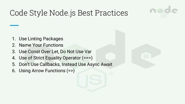 Node js Best Practices and Security смотреть онлайн