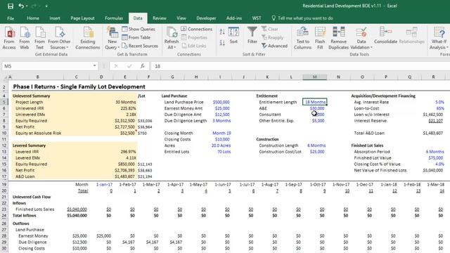 Calculating Residual Land Value Using Excel смотреть онлайн